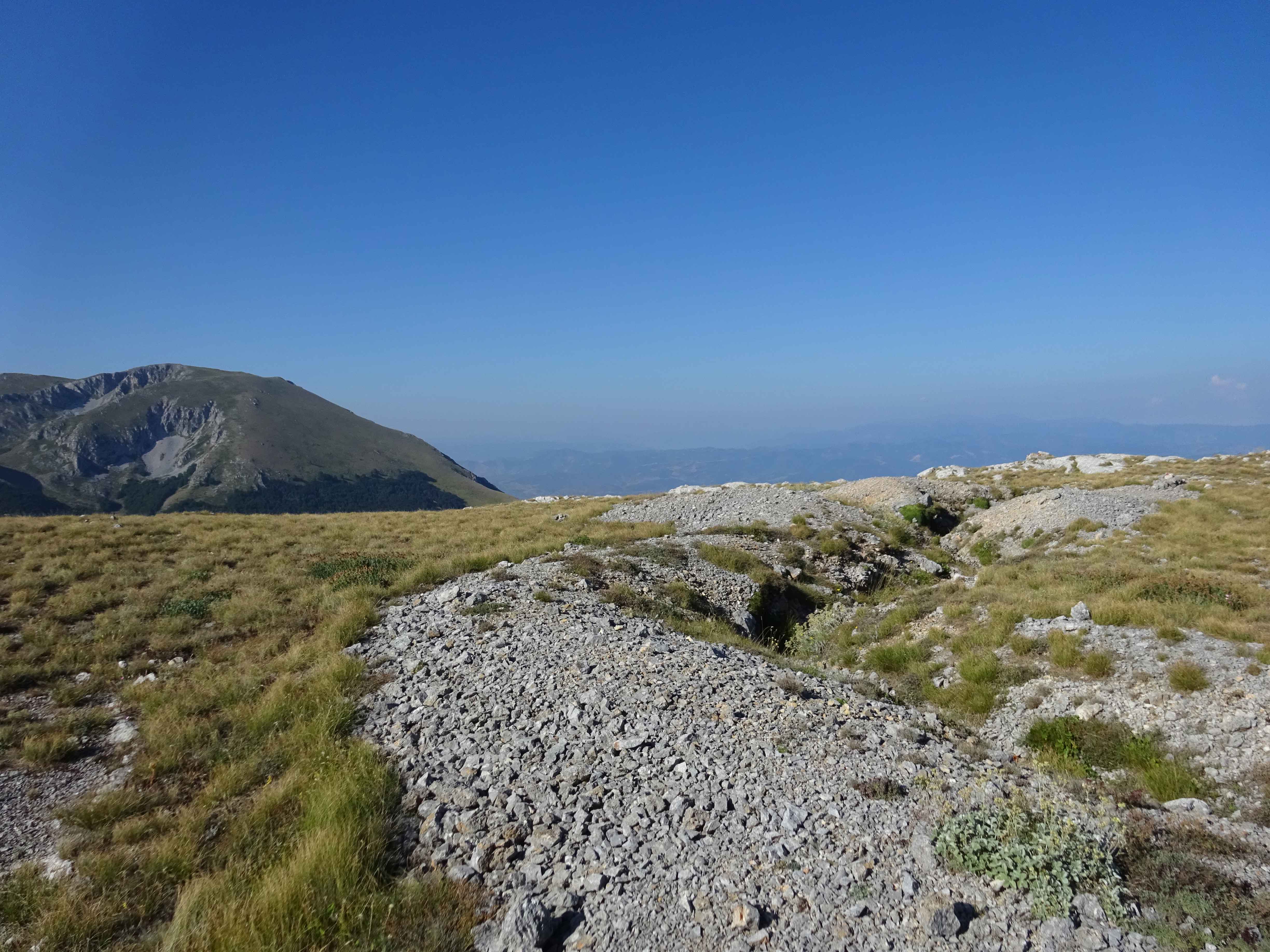 WWI trenches Galicica National Park