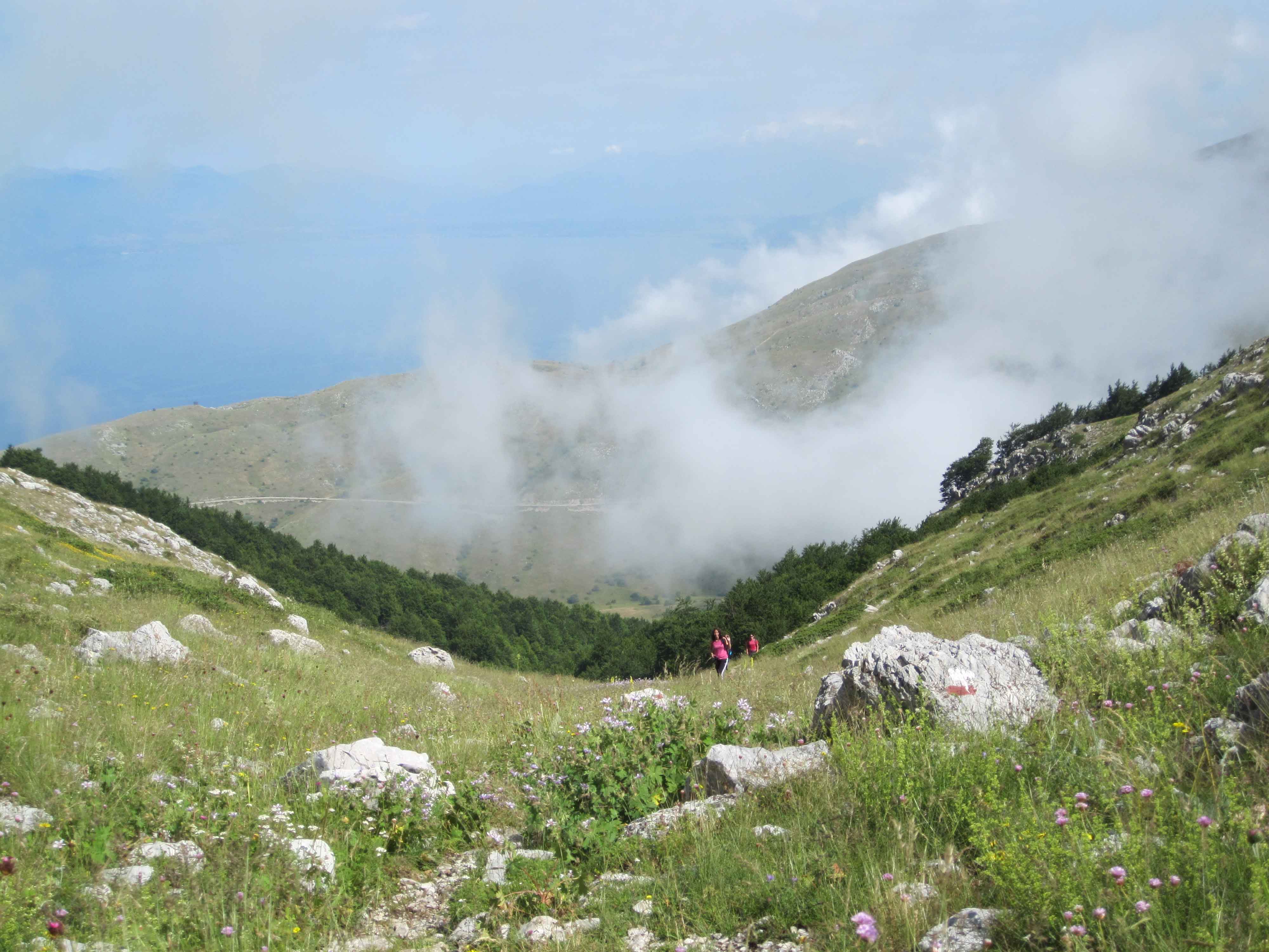 Hike to Magaro Peak near Ohrid in Galicica National Park