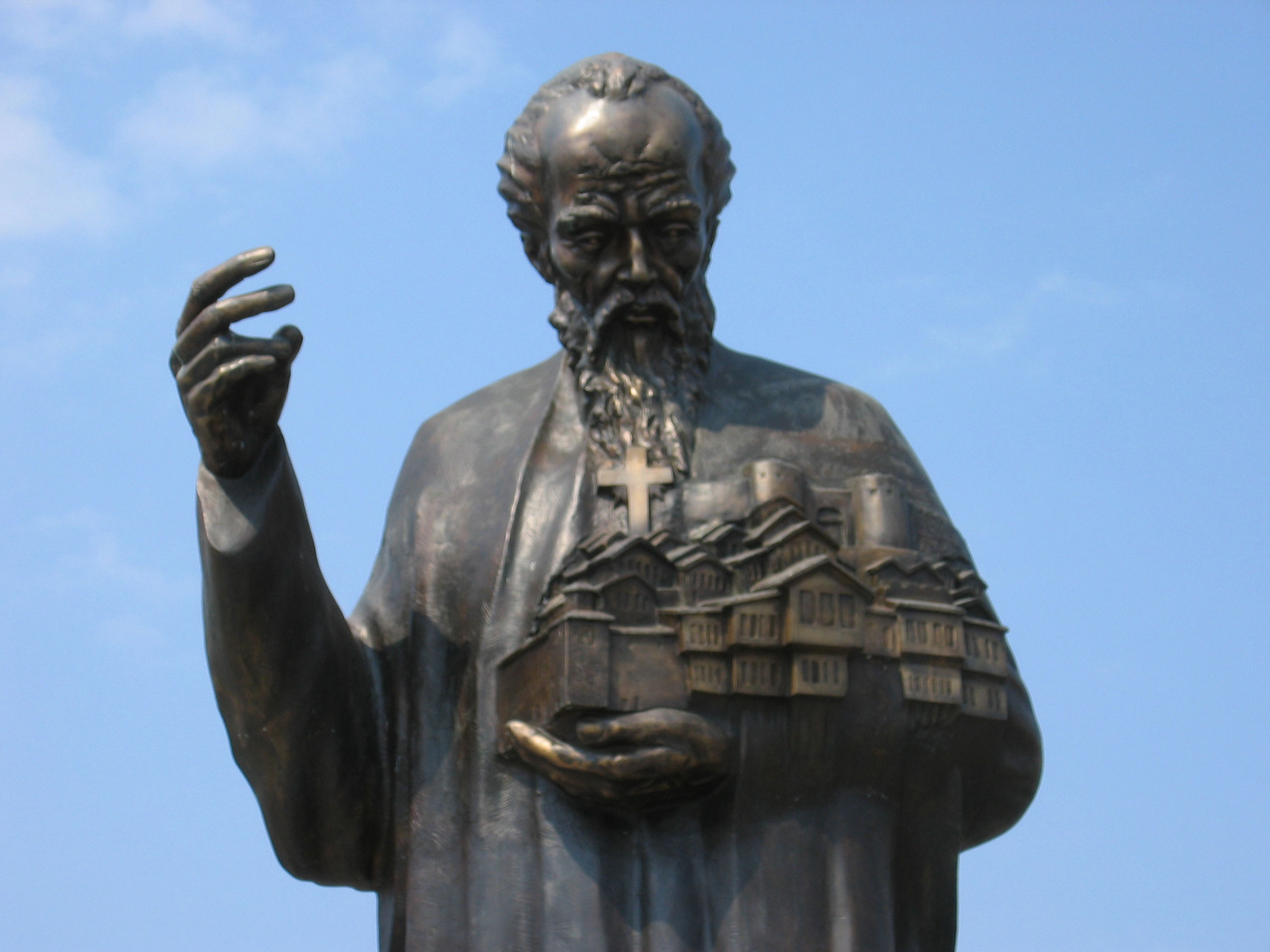 Statue of St Clement Ohrid