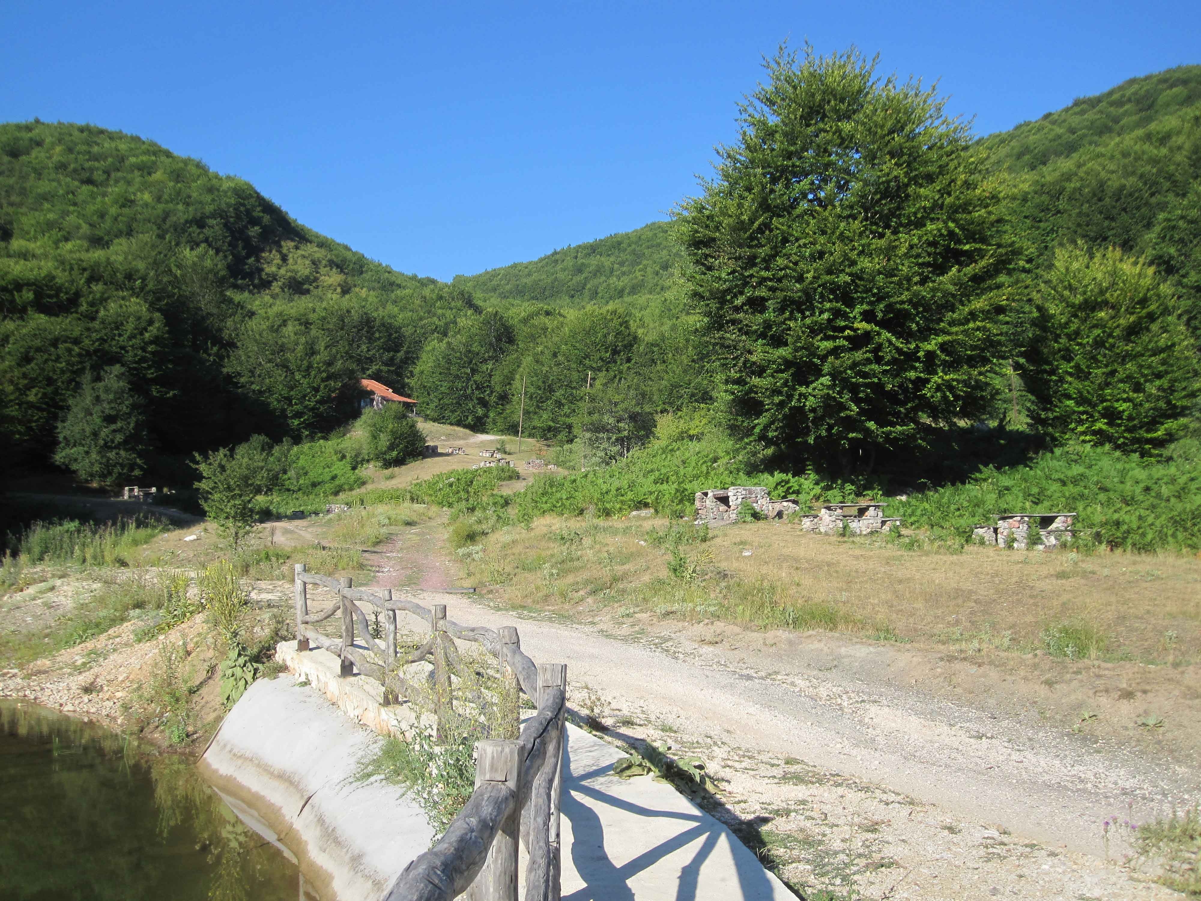 Jankov Kamen picnic site during Vevchani hike