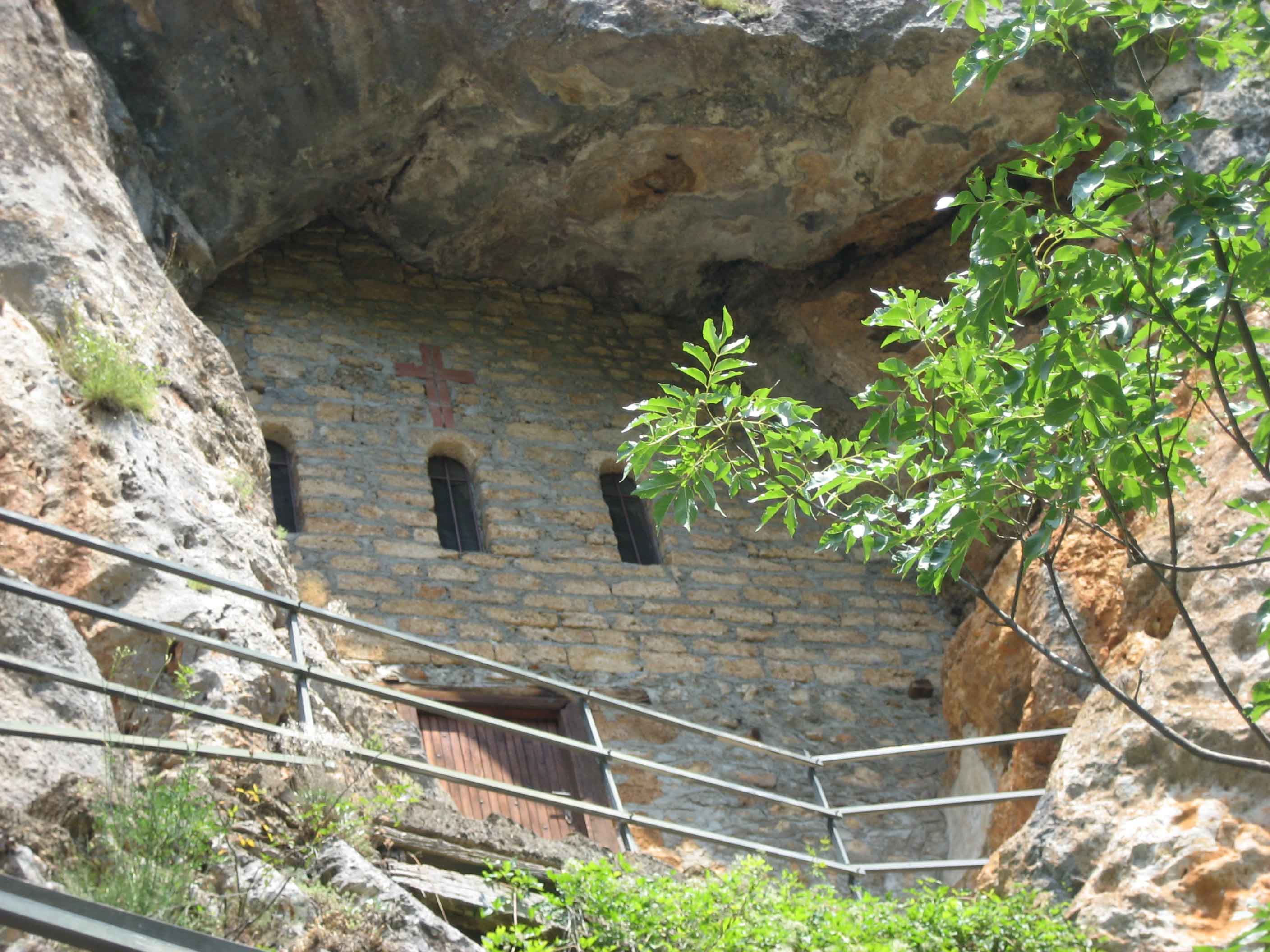 Cave Church of St Spas in Vishni