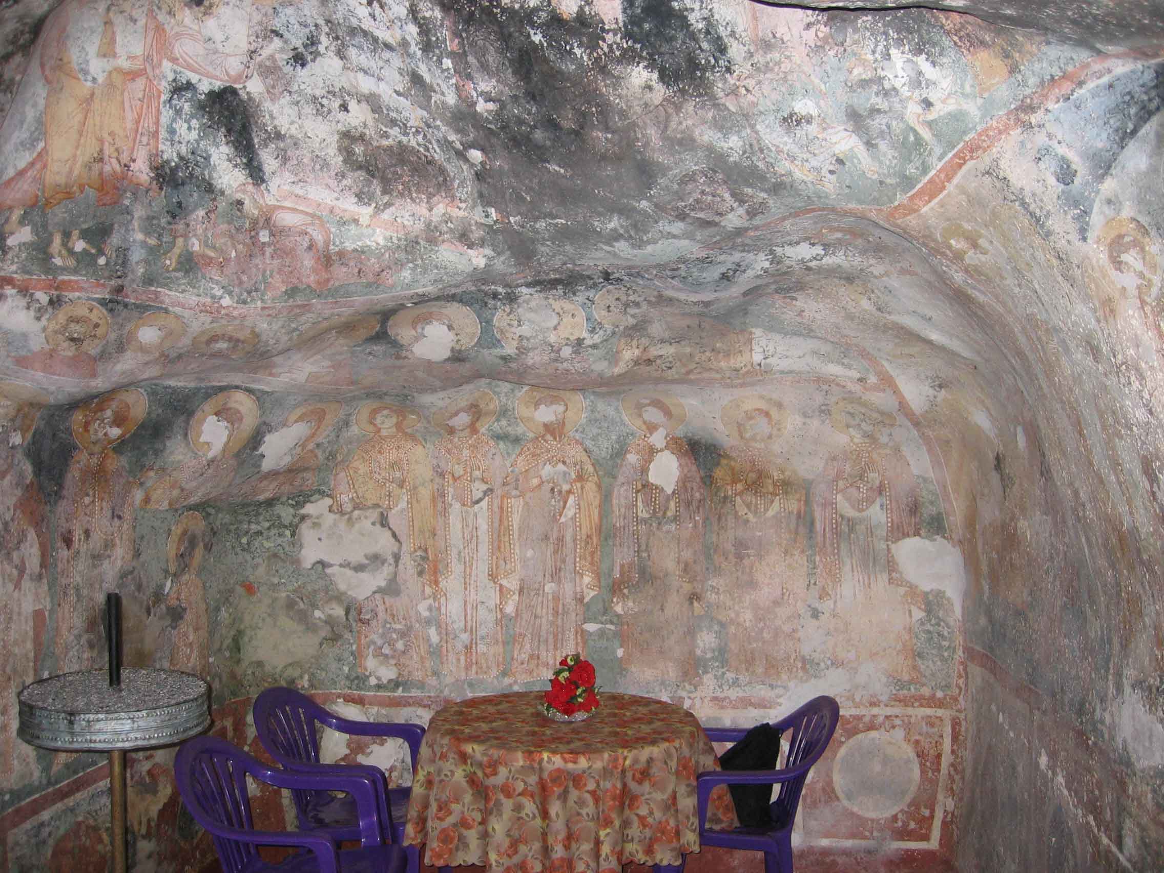 Cave church St Bogorodica at Gradiste near Ohrid
