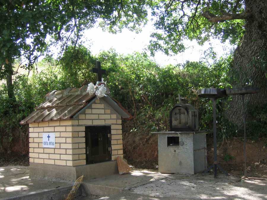 Chapel dedicated to St Petka in Leskoec