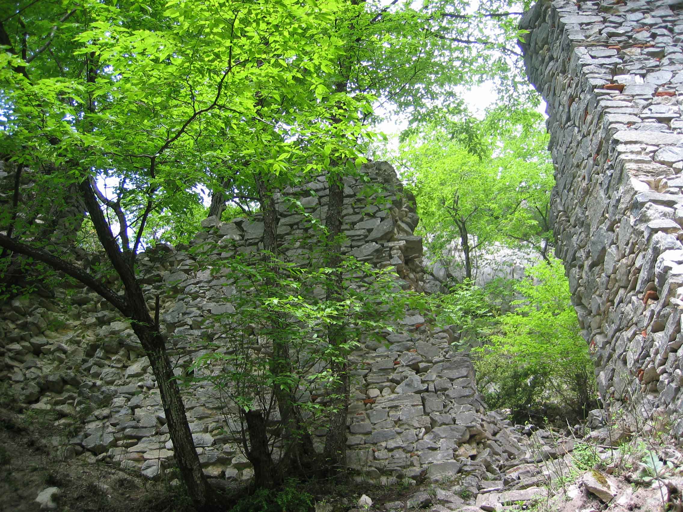 Ruins of Marko's City at Lake Matka