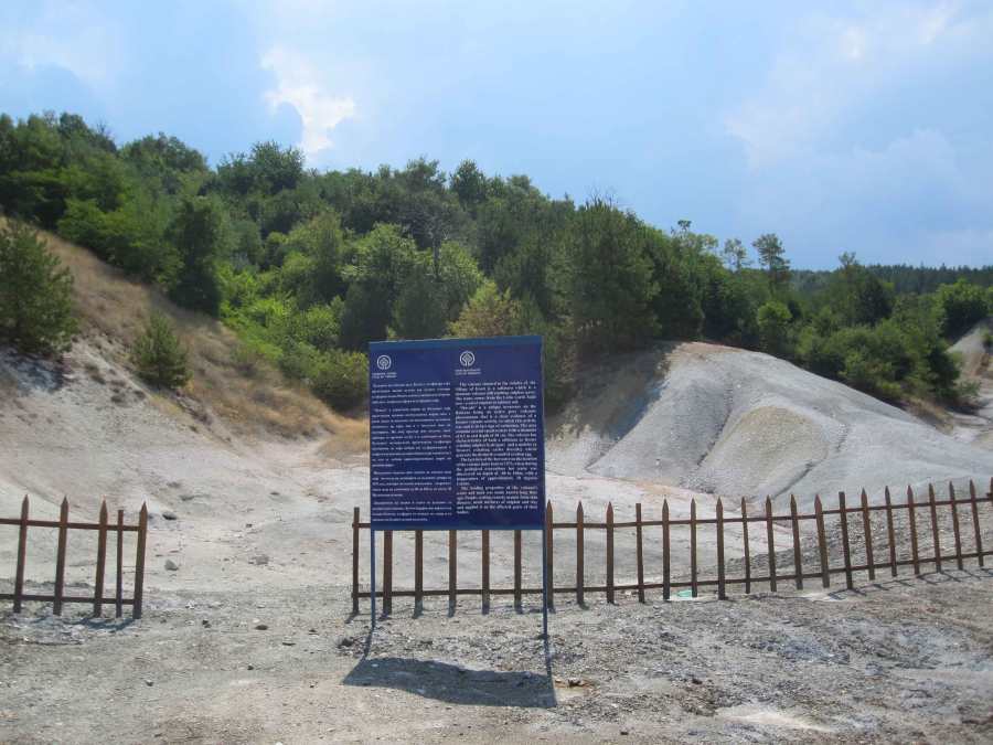 Duvalo volcano in Kosel near Ohrid
