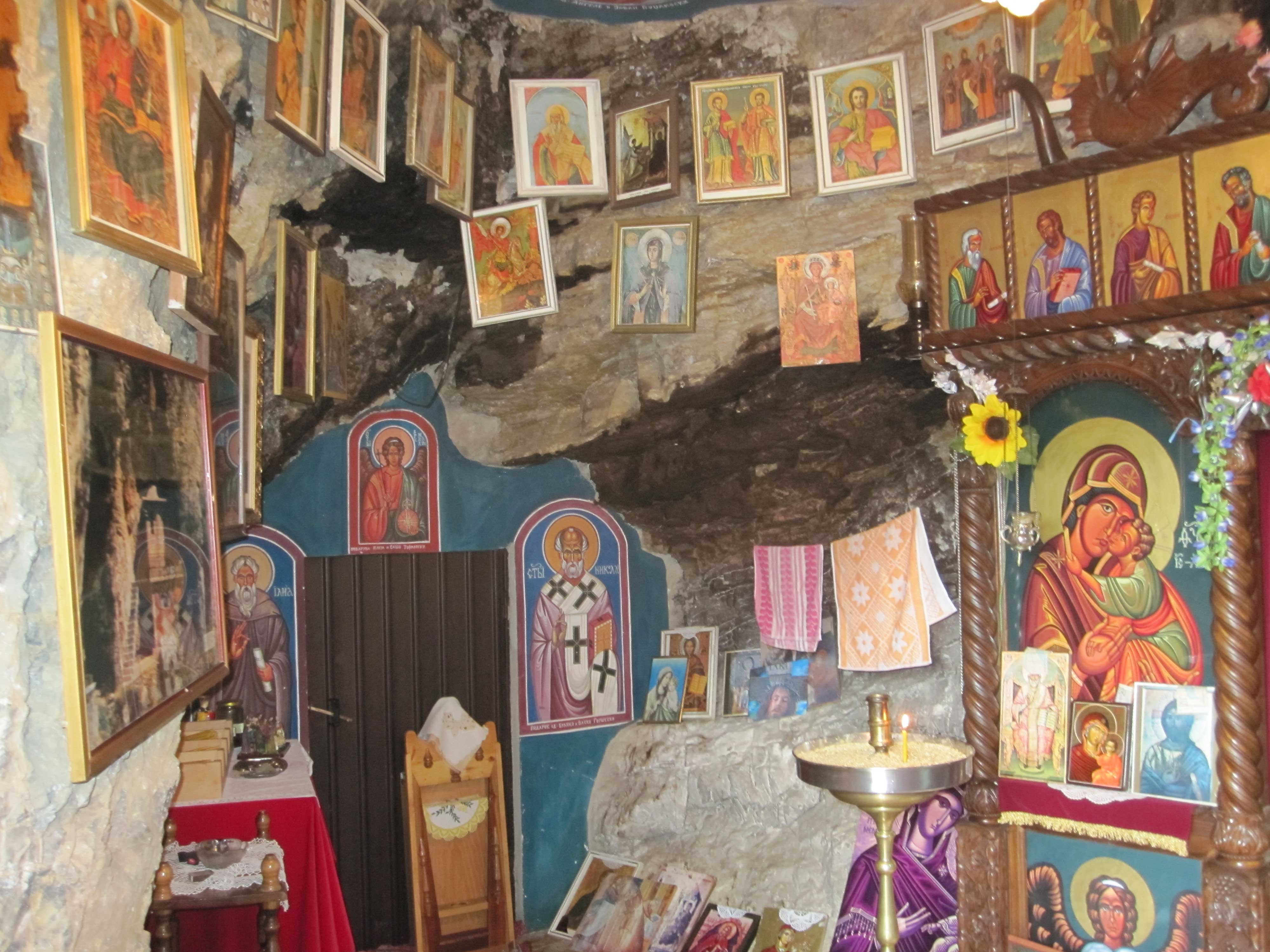 Interior of St Bogorodica near Velgosti