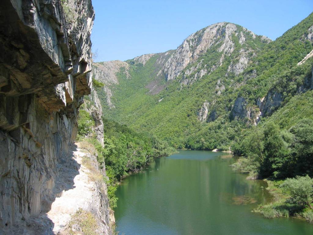 Hike along Matka Lake near Skopje