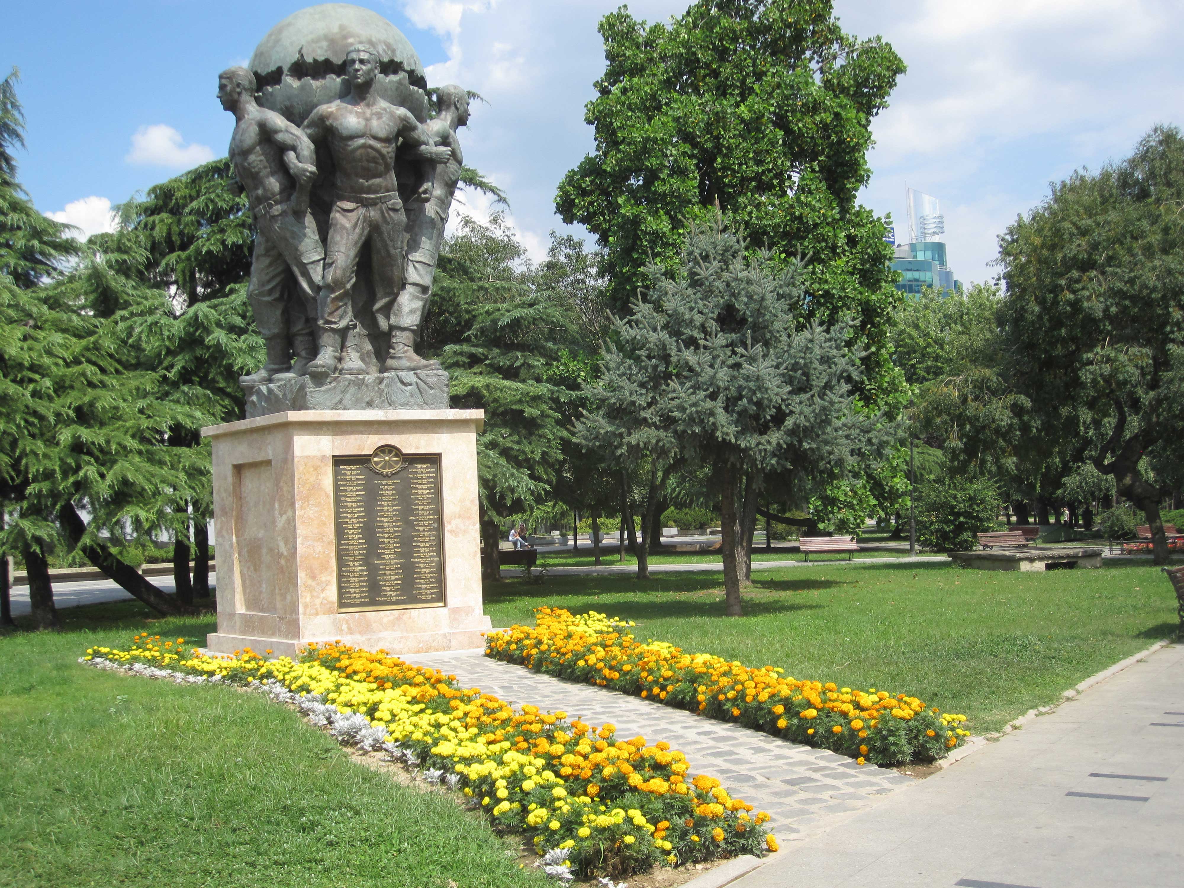 Statue for the Fallen soldiers of the 2001 Insurgency in the Republic of Macedonia)