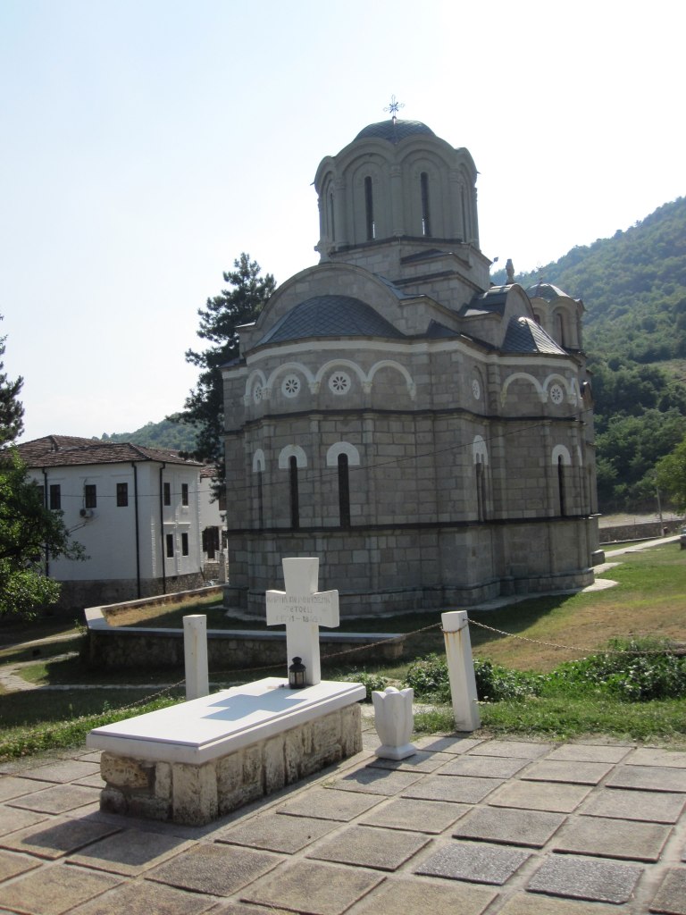 Grave of Kiril Pejchinovich at the Leshok Monastery
