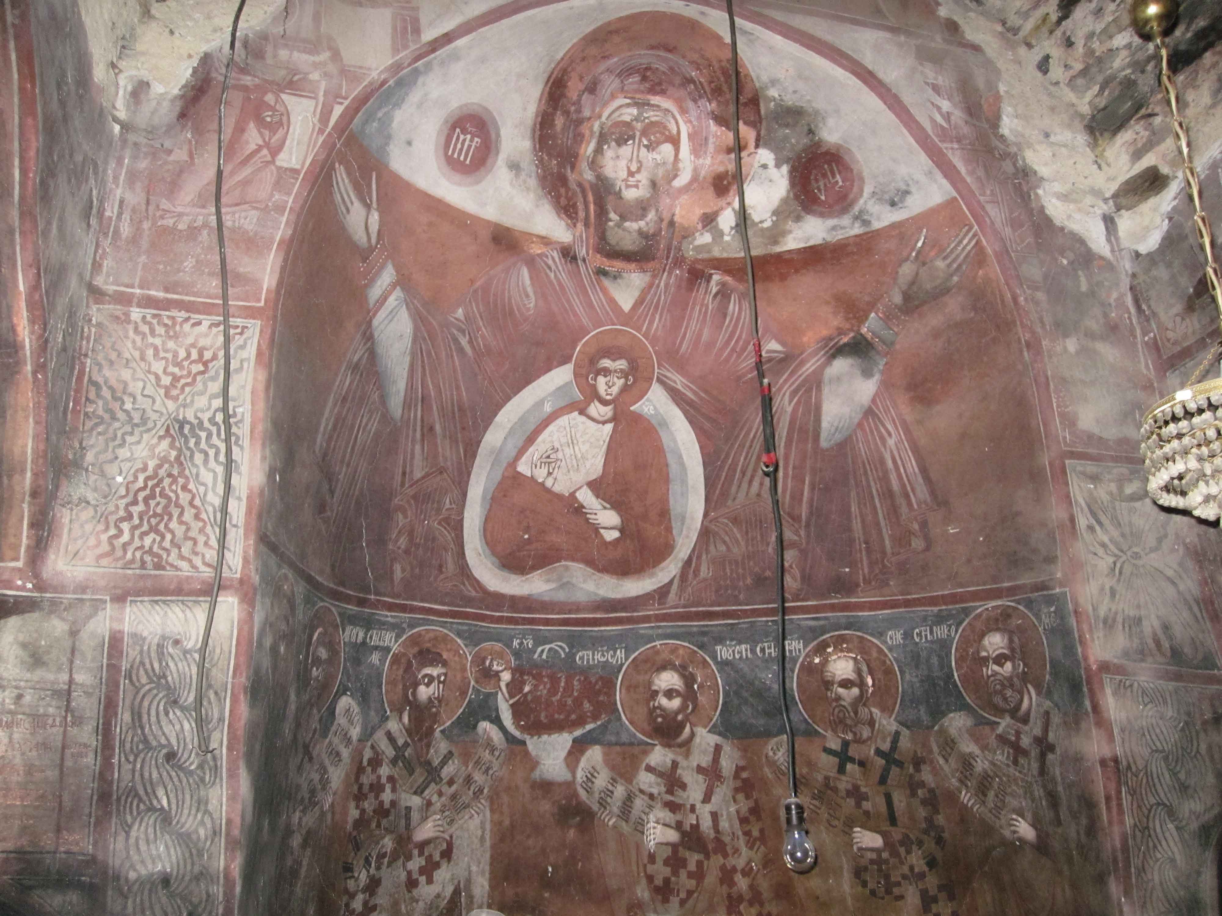 Frescoes in St George in Vrbjani