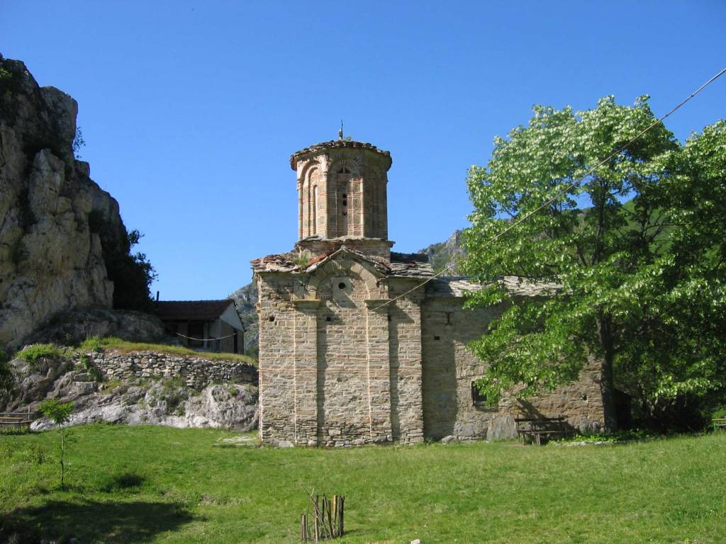 St Nikola Shishevski at Lake Matka