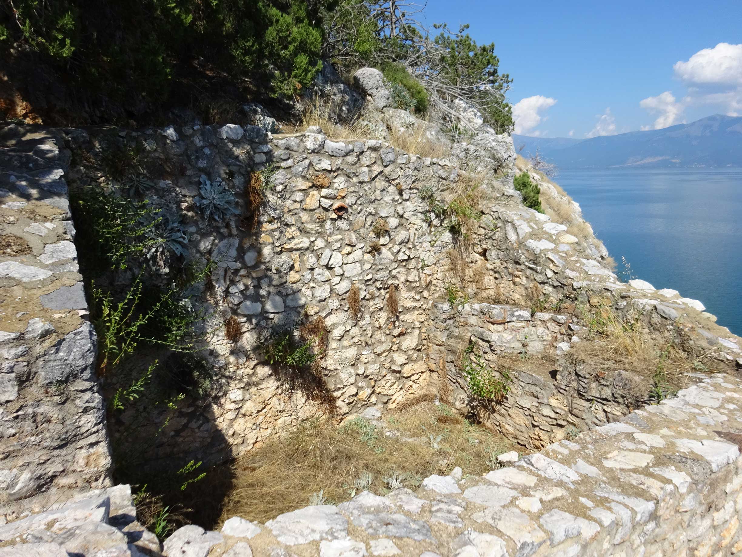 Roman Cistern on Golem Grad in Lake Prespa Macedonia