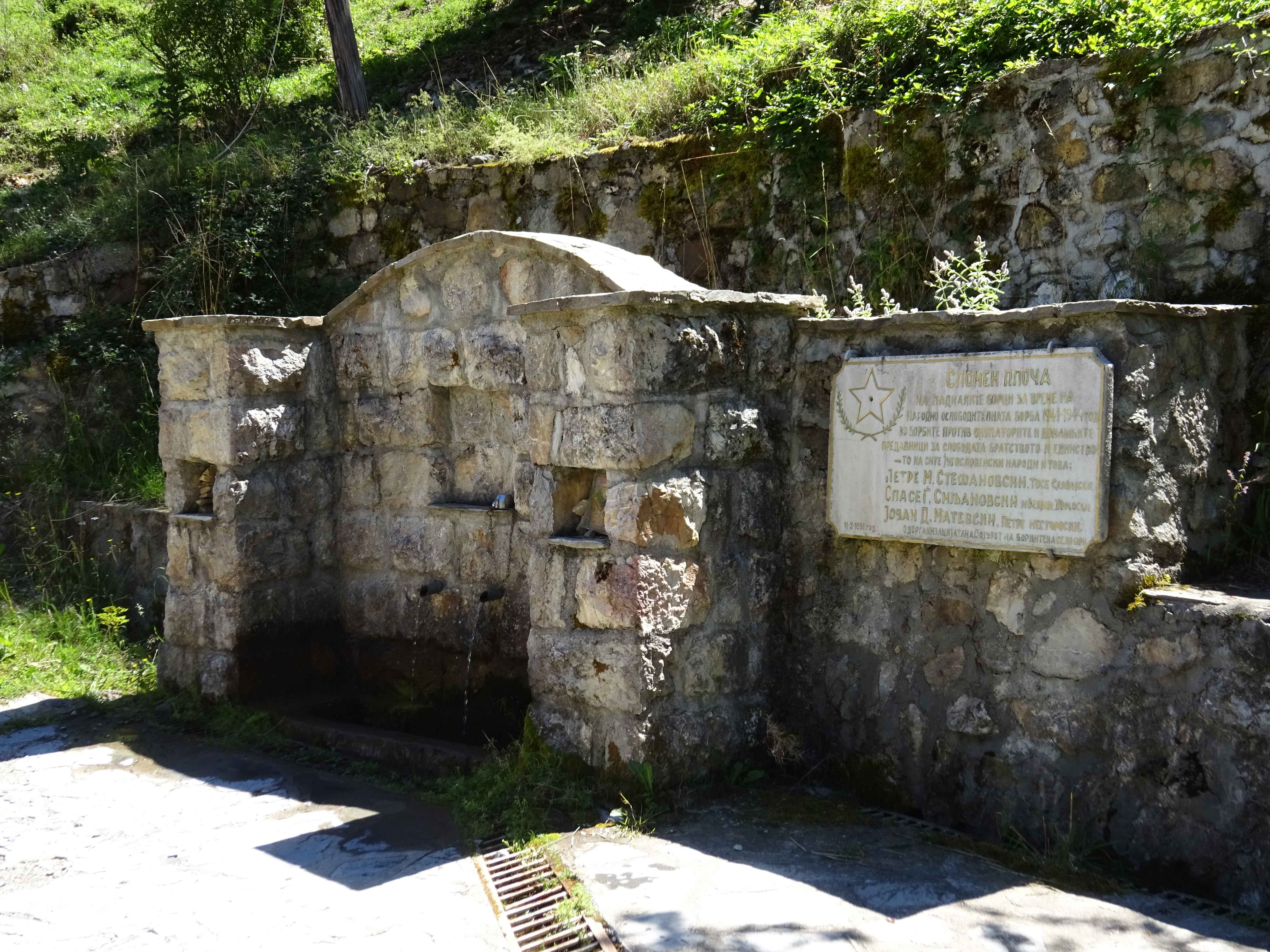 Spring in Gari in Mavrovo National Park