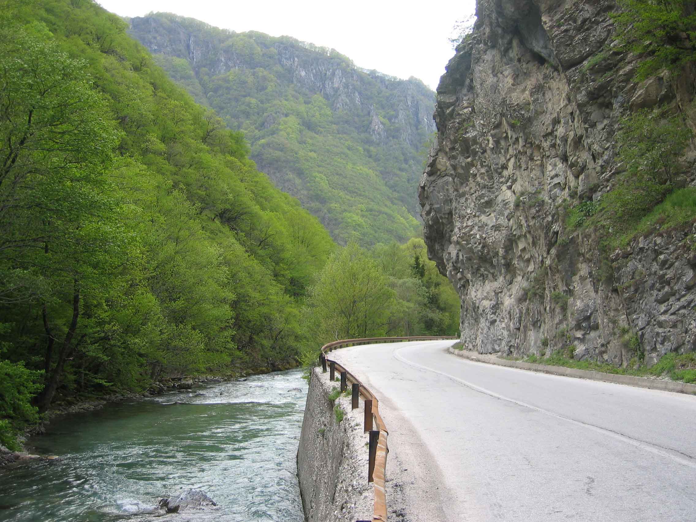 Radika river in Mavrovo National Park