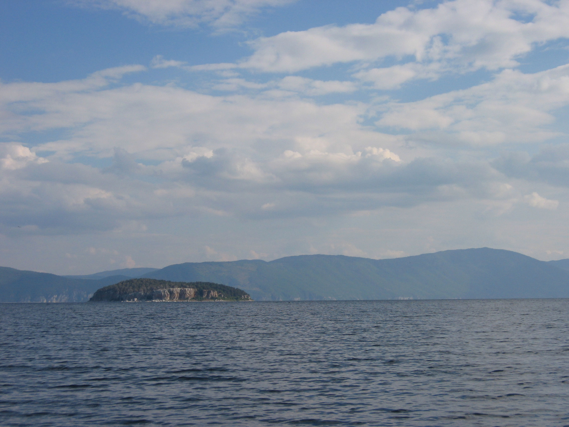 Golem Grad in Lake Prespa