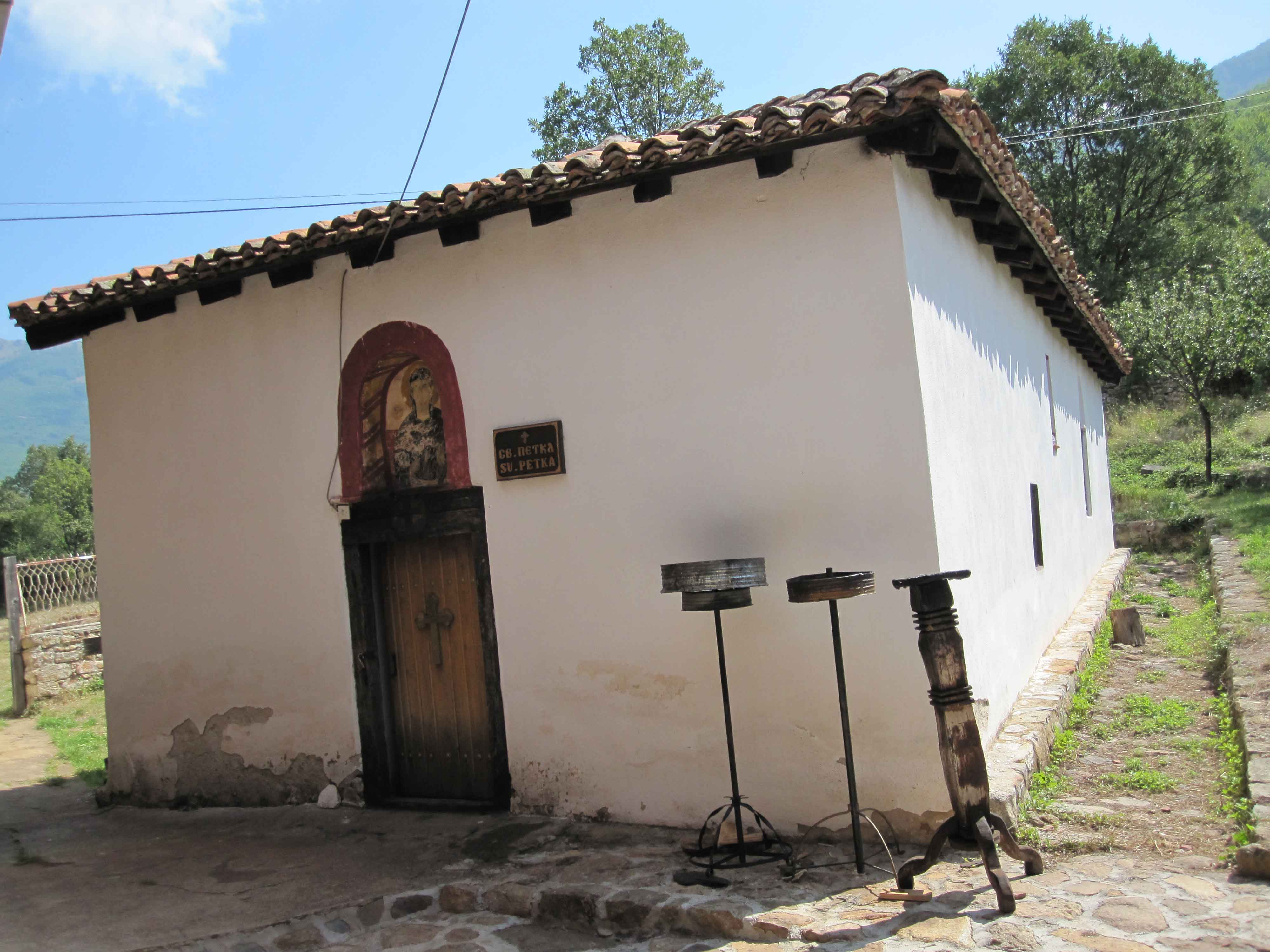 Church of St Petka in St Petka Monastery in Brajcino