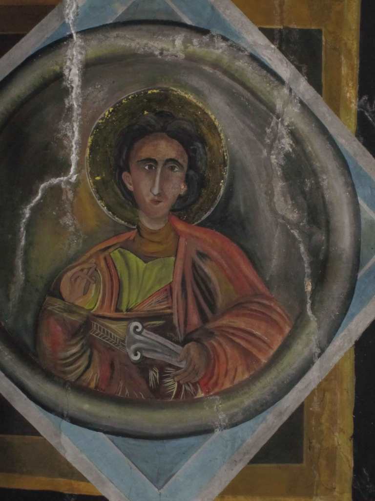 Fresco in St Nikola in Velmej