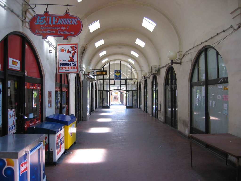 Bezisten covered market in Bitola