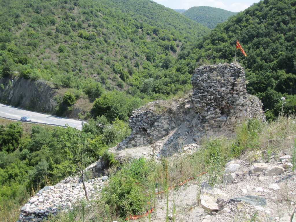 Castle by the Pchinja River between Skopje and Veles