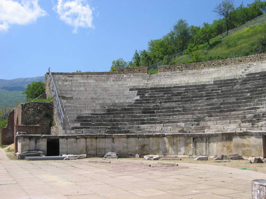 Amphitheater at Heraclea Lyncestis near Bitola