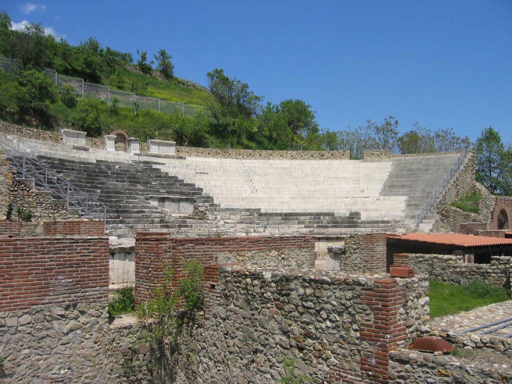 Amphitheater at Heracleas Lyncestis near Bitola in Macedonia