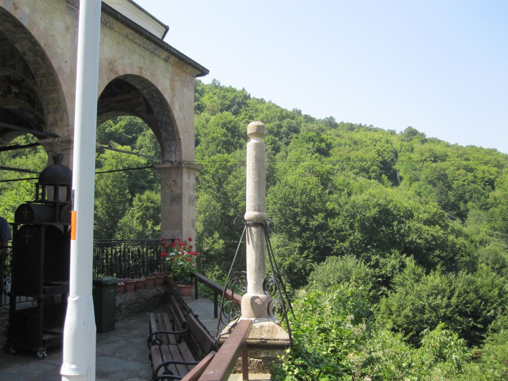 Protection Stone at St Joakim Osogovski Monastery near Kriva Palanka