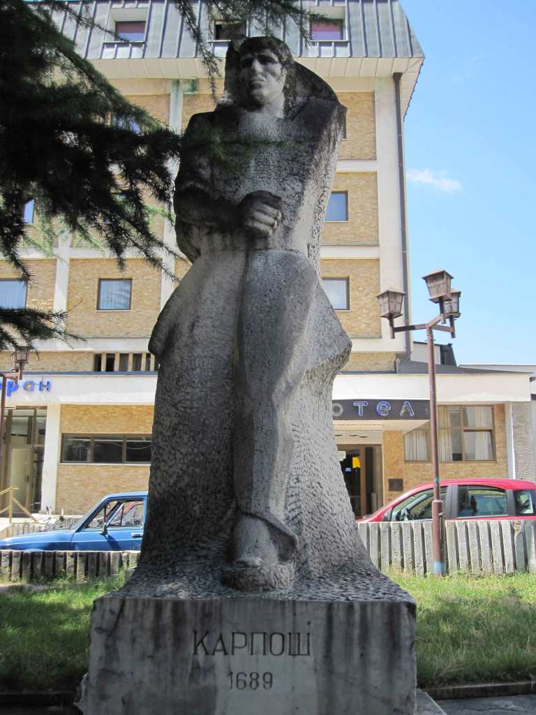 Statue of Karpos in Kratovo