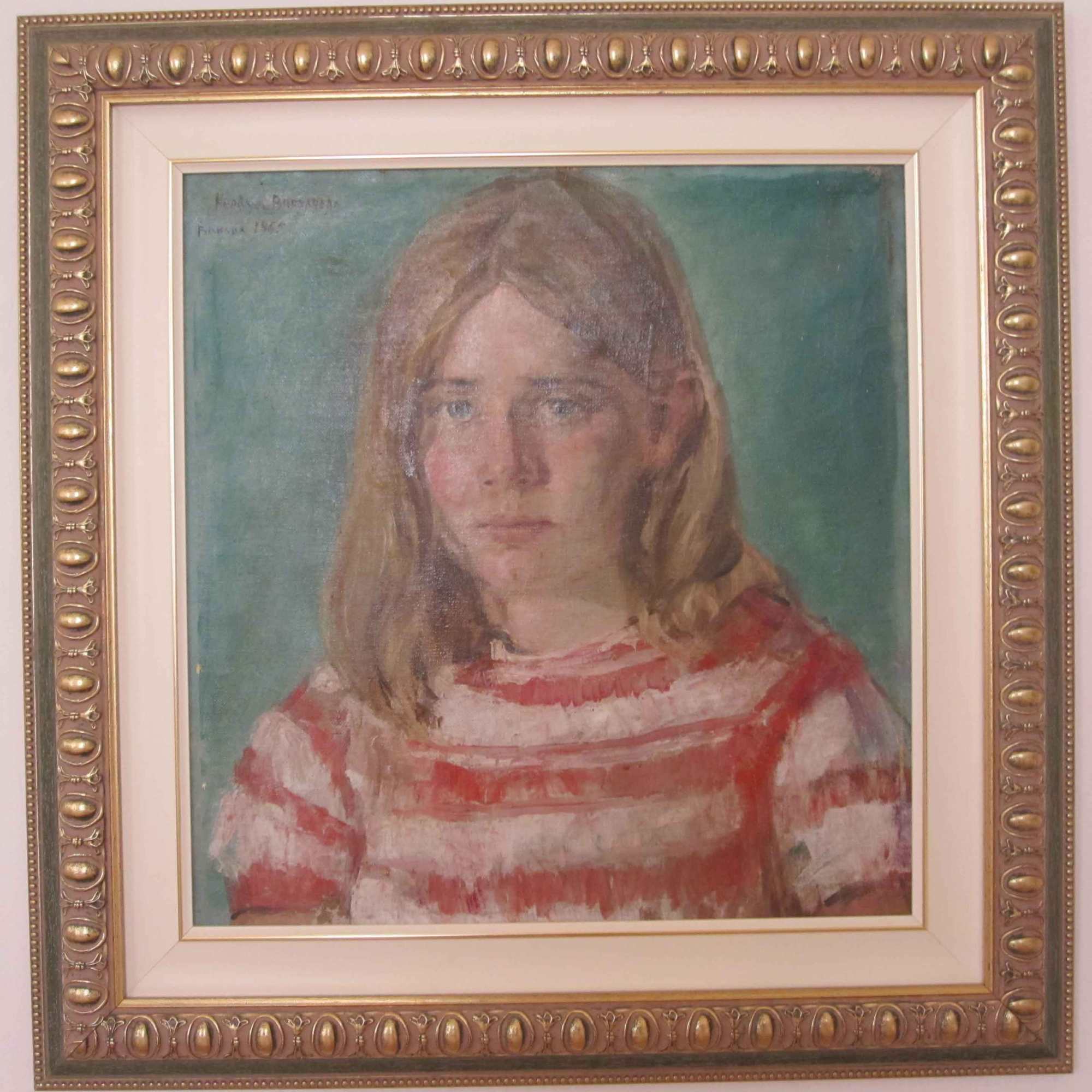 Keratza Visulceva self-portrait memorial museum collection in Saraj in Resen