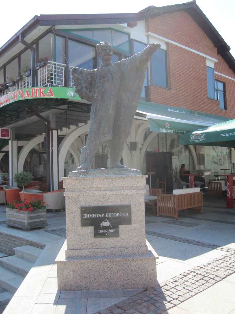 Statue of Dimitar Berovski in Berovo