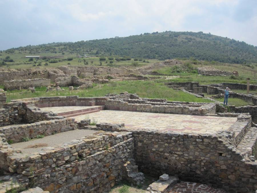 Court at archeological Site Bargala near Stip in Macedonia