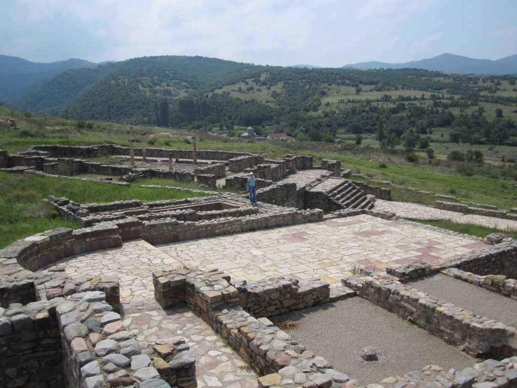 Court at archeological Site Bargala near Stip in Macedonia
