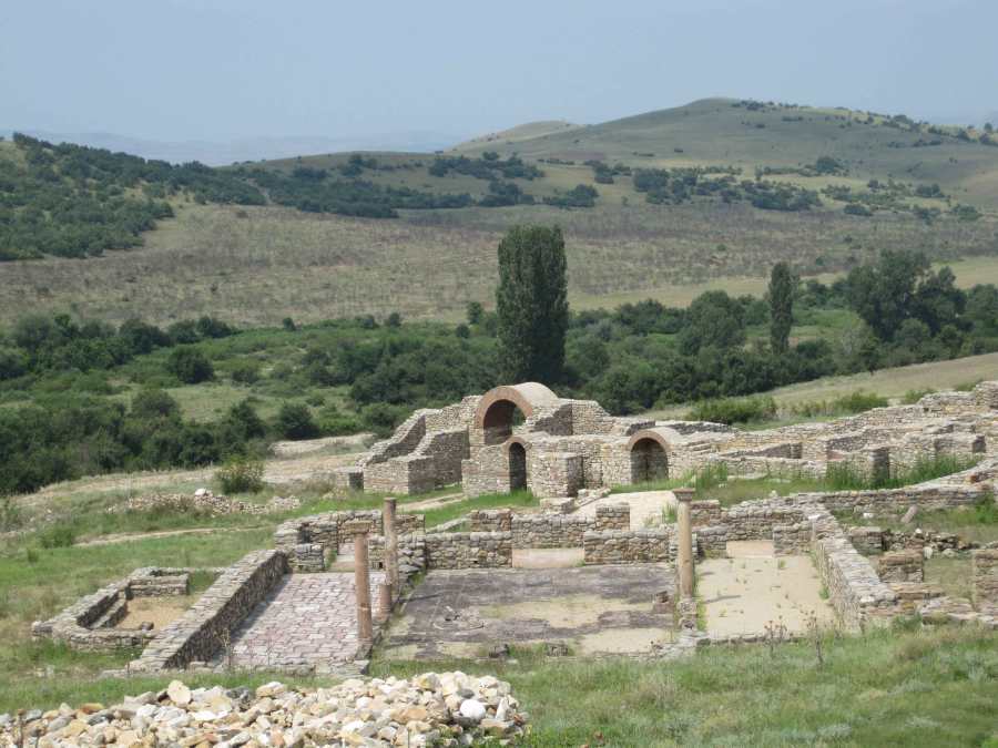 Archeological Site Bargala near Stip in Macedonia