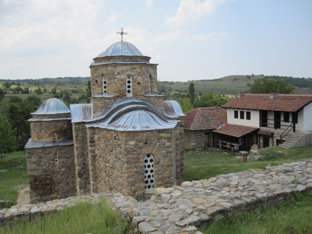 Church of St George at archeological Site Bargala near Stip in Macedonia