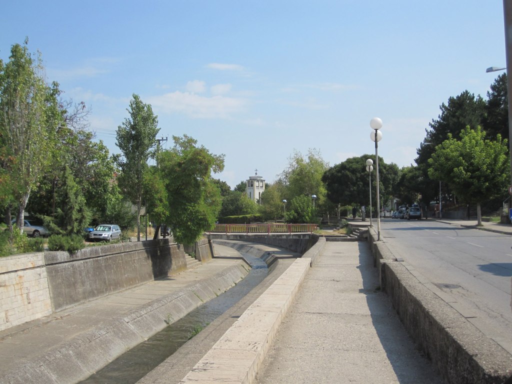 Negotino with St Atanas in the background
