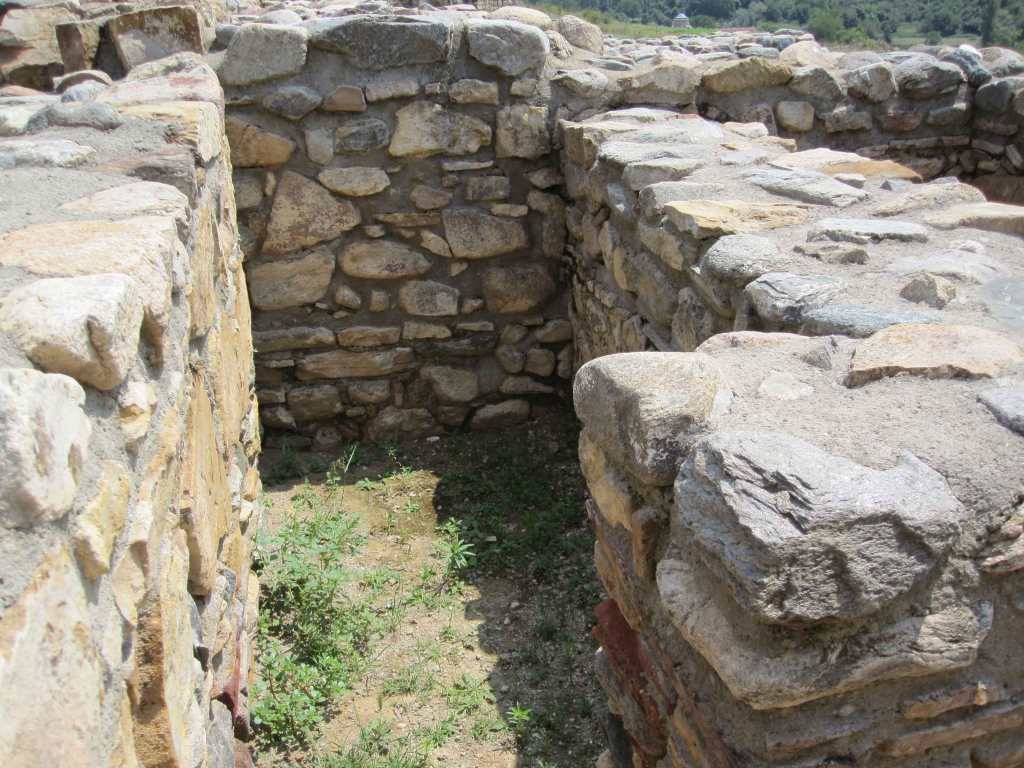 Prison at archeological Site Bargala near Stip in Macedonia