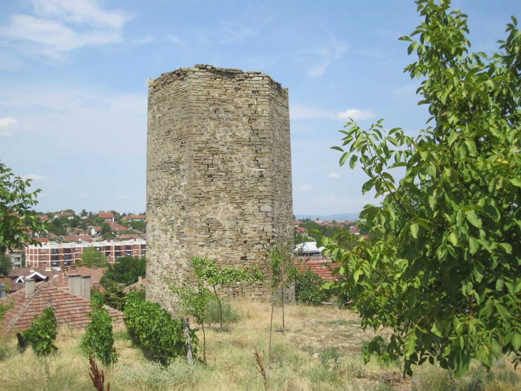 Hexagonal Clock Tower in Negotino
