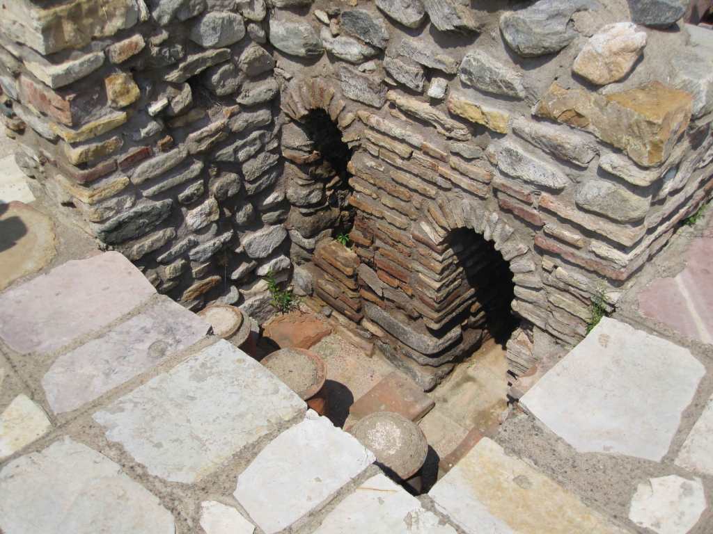Sauna at archeological Site Bargala near Stip in Macedonia