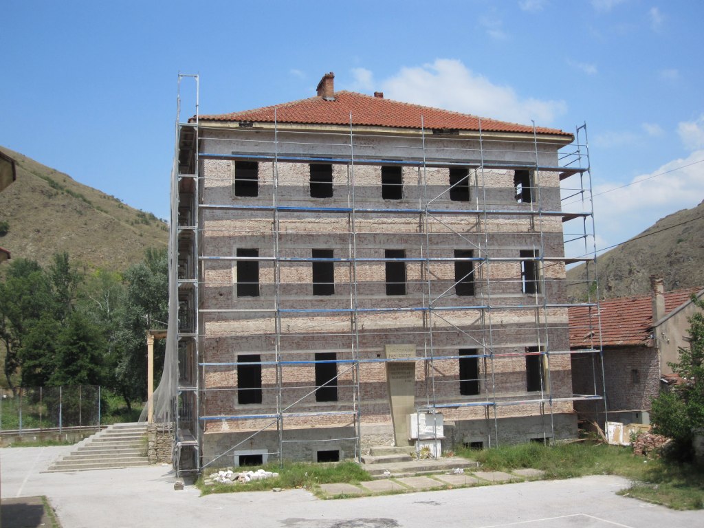 School where Goce Delcev was a teacher in Stip
