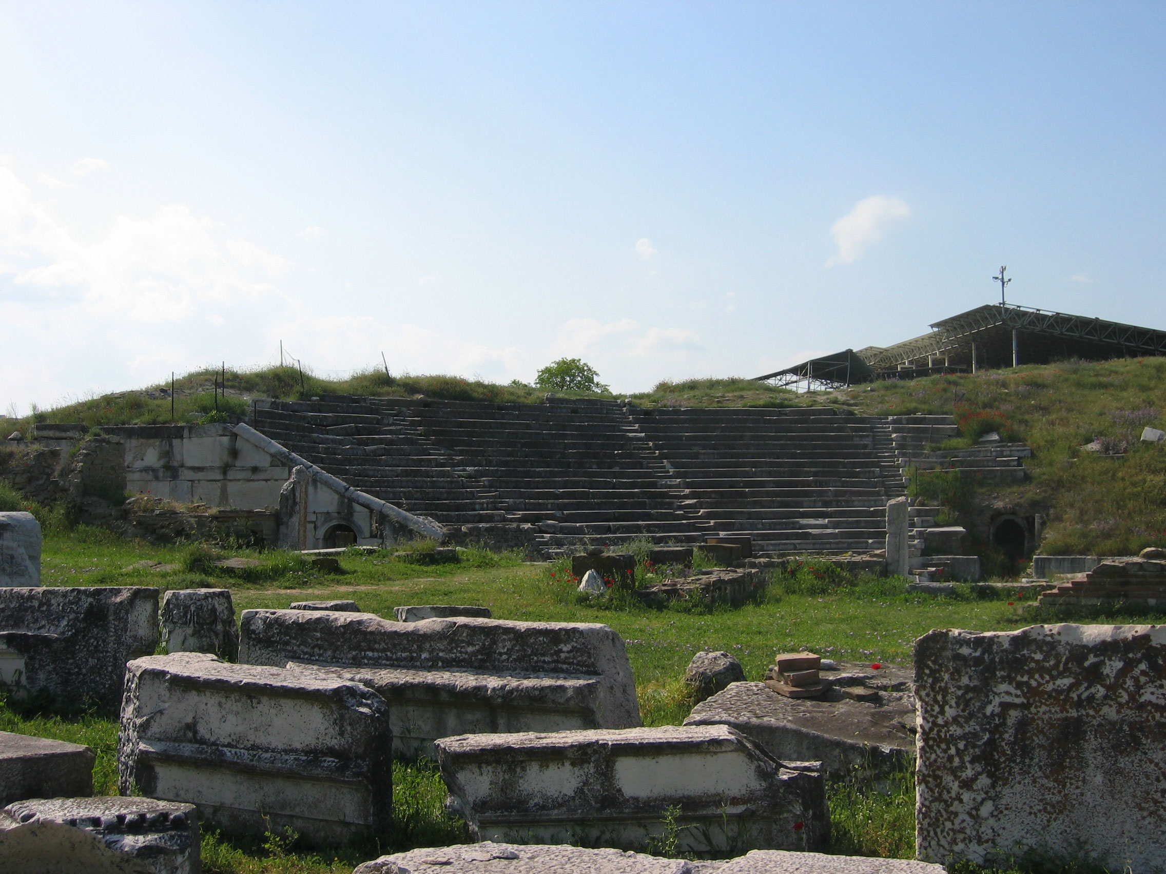 Theater at Stobi archeological site Macedonia
