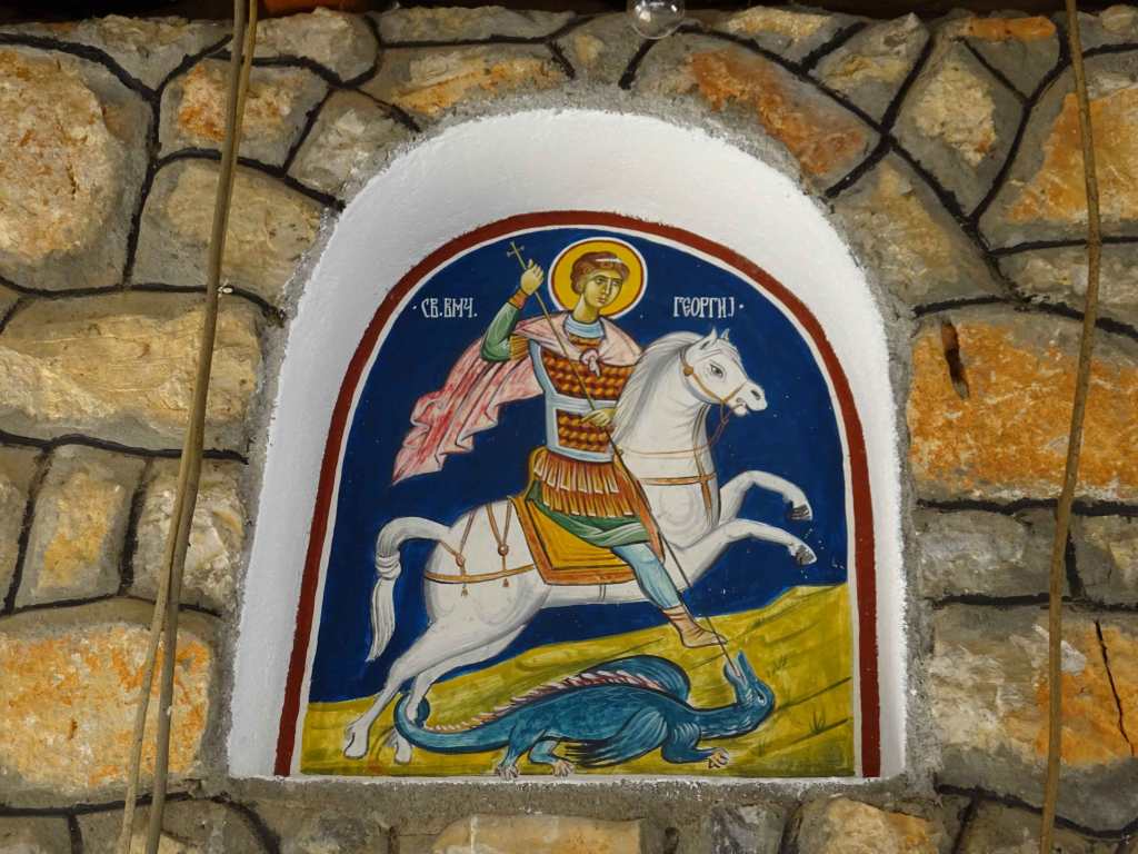 St George and St Nikola in Tuminec at Lake Prespa