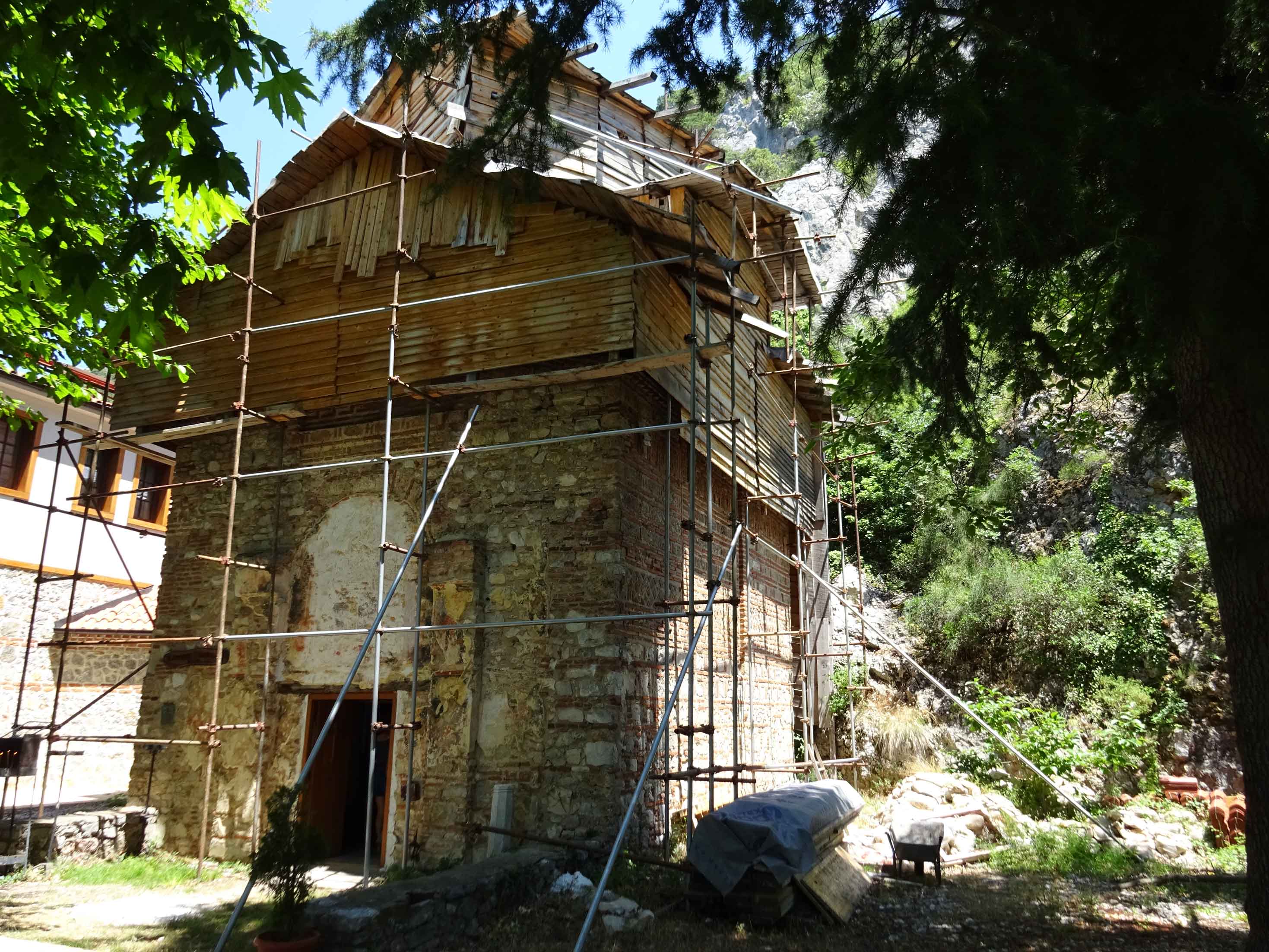 Hike to St Bogorodica Zahumska (St Zaum) near Trpejca at Lake Ohrid