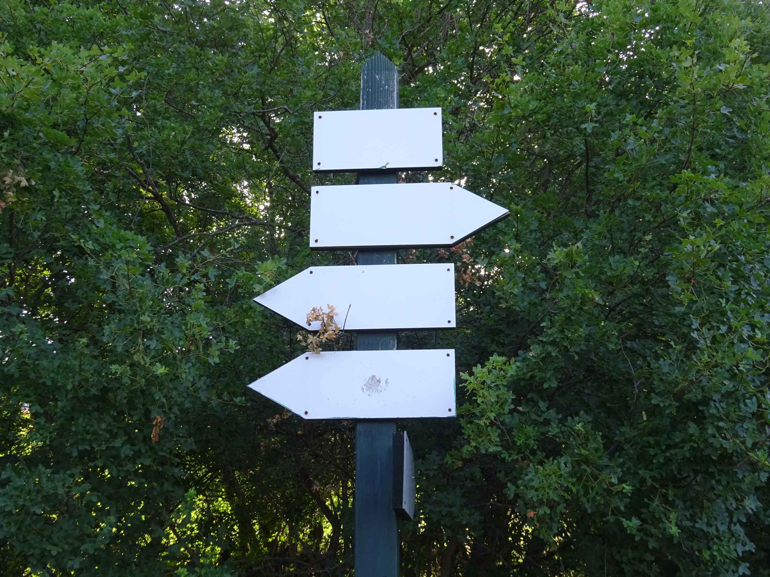 Signpost Marking North Macedonia