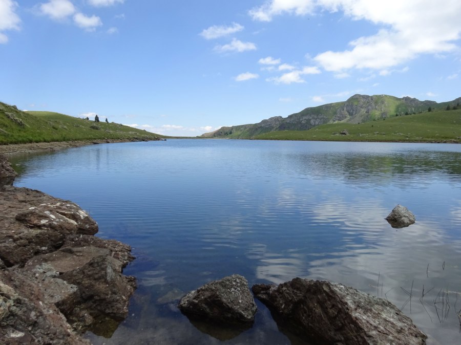 Labunishta lakes on Jablanica mountain in Macedonia