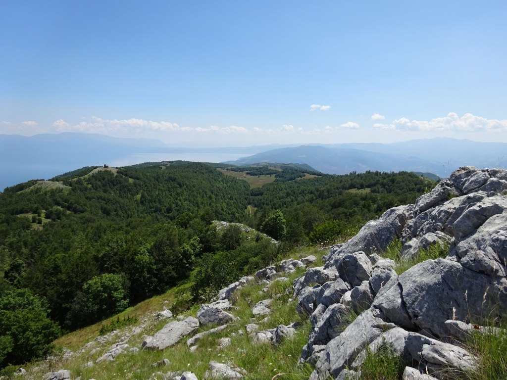 Vishni hike to Albanian border near Lake Ohrid in Macedonia