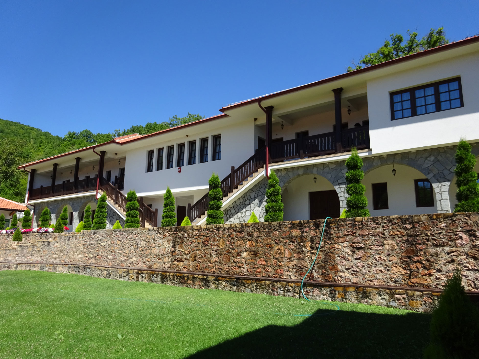 Church of St Spas Monastery in Lako Cherej Macedonia