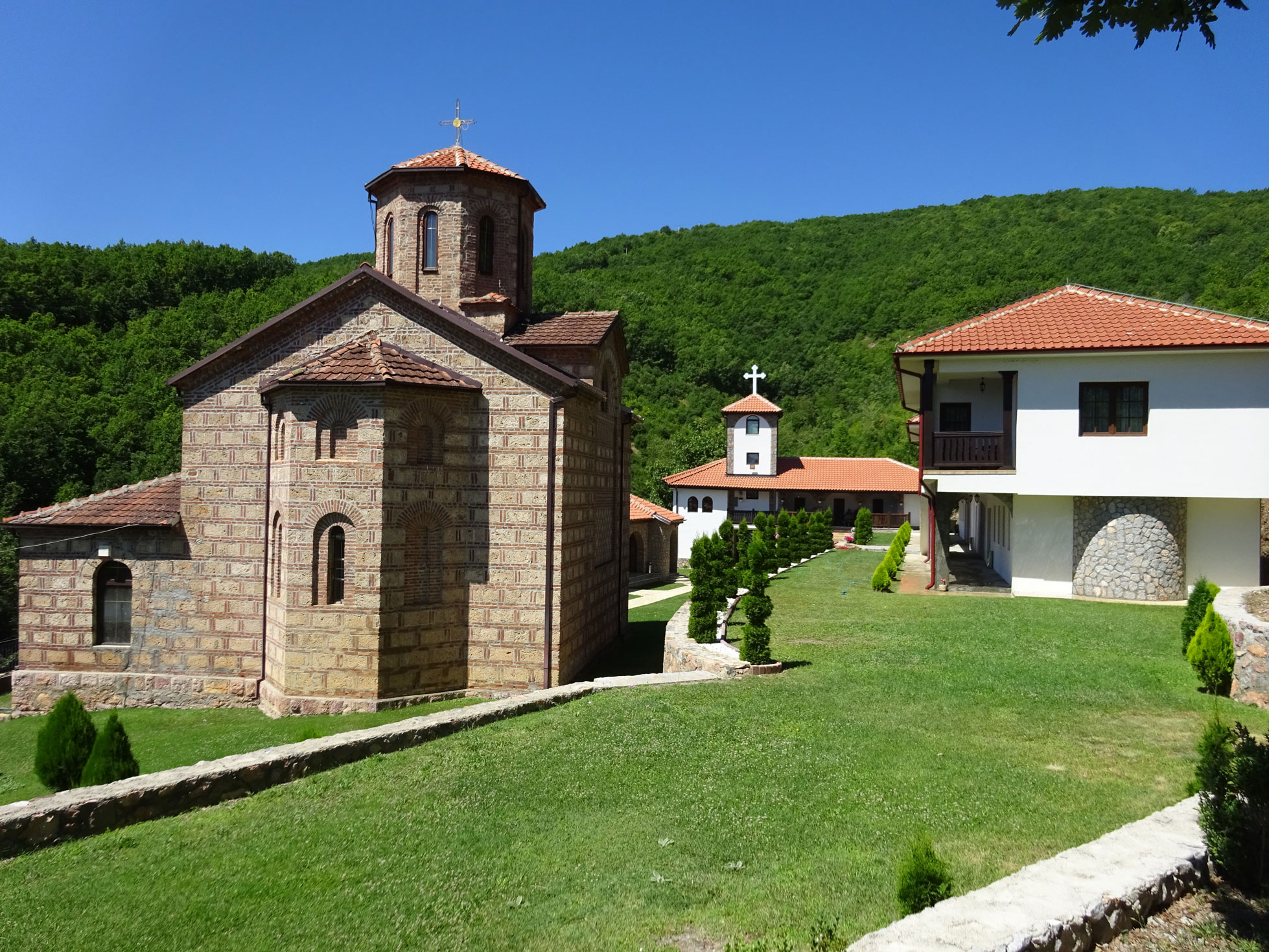 Church of St Spas Monastery in Lako Cherej Macedonia