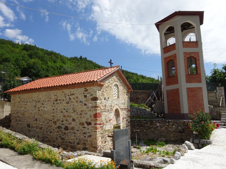 Spolia at Church of St Nikola in Kosel North Macedonia