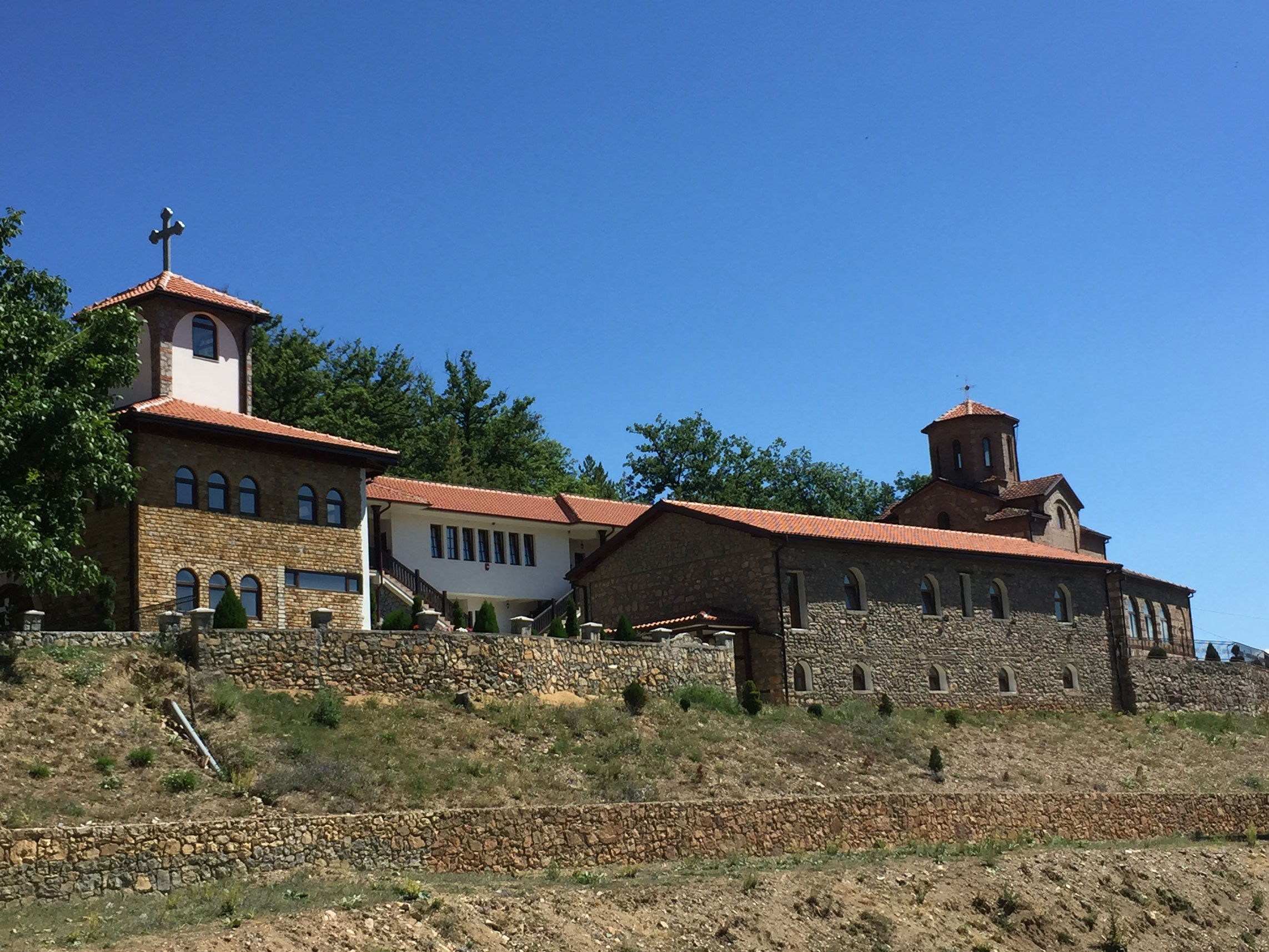 Church of St Spas Monastery in Lako Cherej Macedonia