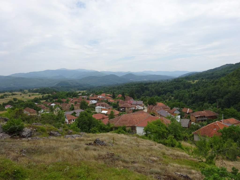 Godivje seen from St George in North Macedonia