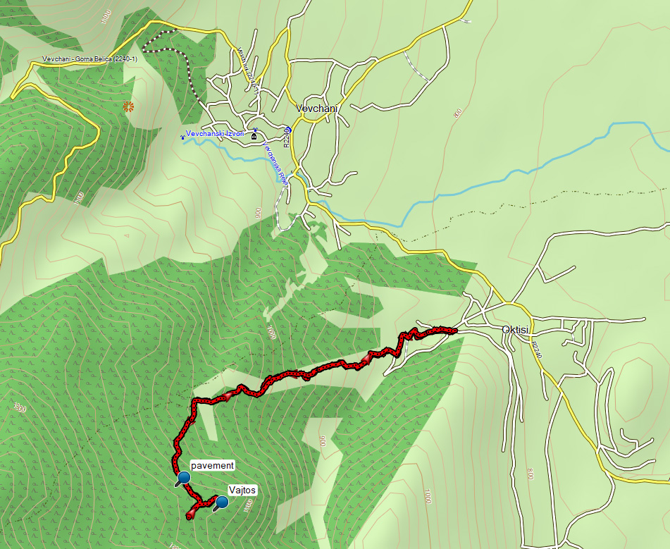 Vajtos Oktisi archeological site North Macedonia